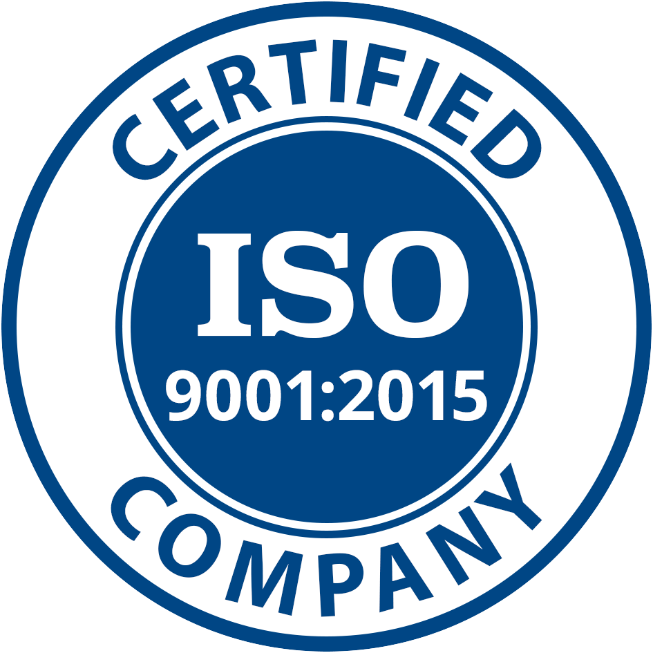 ISO 9001:2015 Certified Company ISO 9001:2015 Certified Company